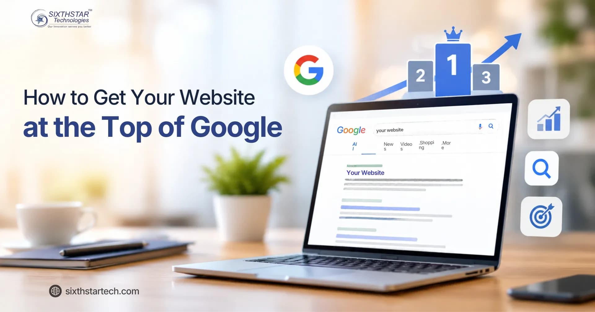 how to get your website at the top of google